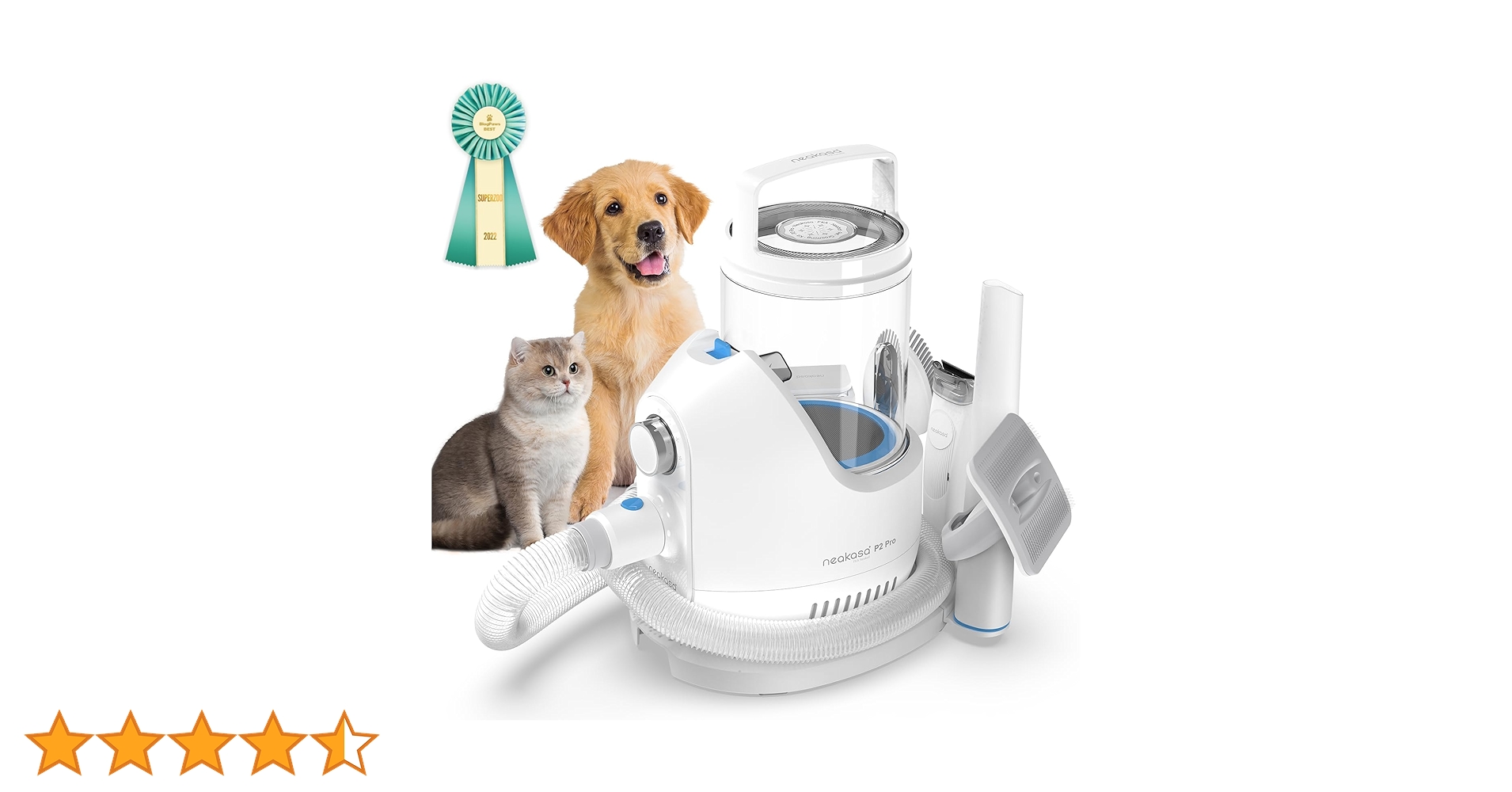 Neabot ペットバリカン 犬 猫 5in1 グルーミングセット Amazon.co.jp: 【吸引しながらカット】Neabot ペットバリカン 犬